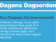 Dagens Dagsorden NR. 22. Overgangen til en Ny Bestyrelsesperiode